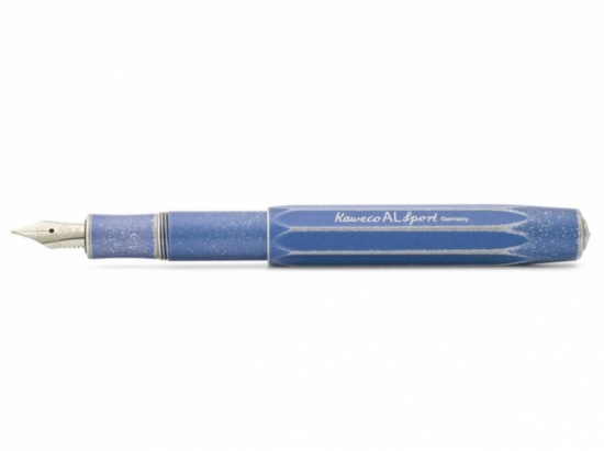 Перьевая ручка "Al Sport Stonewashed", синяя, F 0,7 мм